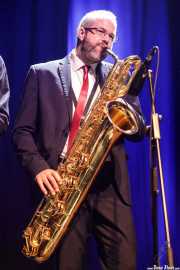 Nicolás Rodriguez-Jauregui, saxofonista, saxofonista de The Excitements (Kafe Antzokia, Bilbao, 2018)