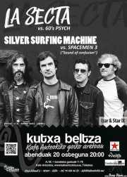Cartel de La Secta y Silver Surfing Machine (Kafe Antzokia, Bilbao, )