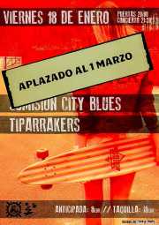 Cartel de Sumisión City Blues y Tiparrakers (Mendigo, Barakaldo, )