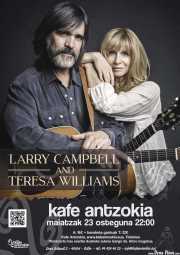 Cartel de Larry Campbell & Teresa Williams (Kafe Antzokia, Bilbao, )