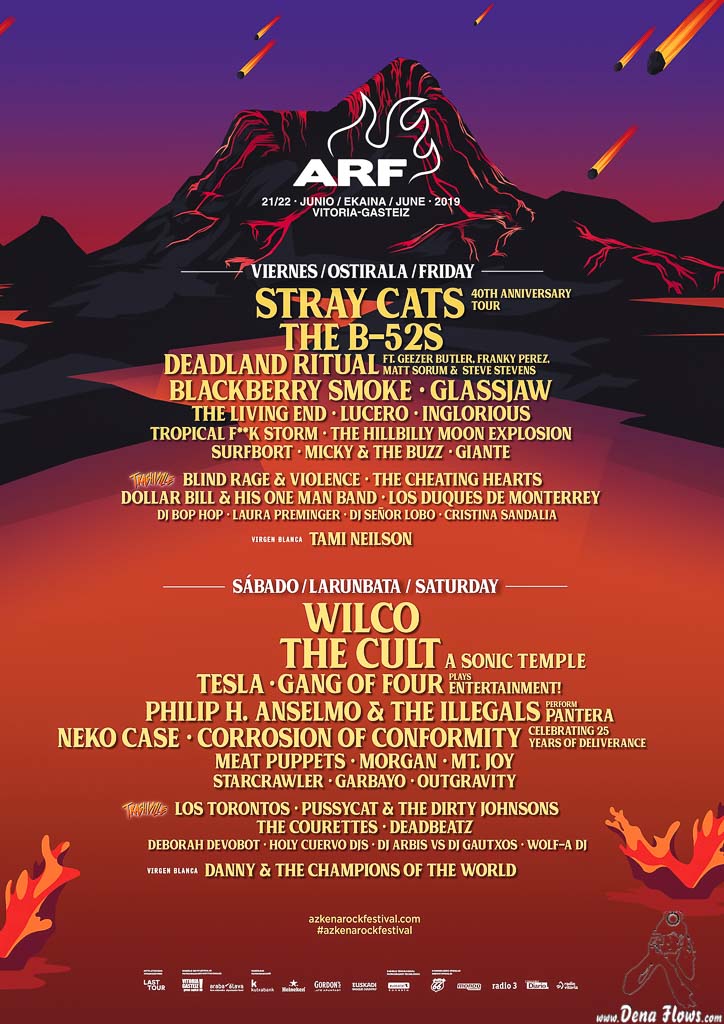 Cartel del Azkena Rock Festival 2019 (Azkena Rock Festival, Vitoria-Gasteiz, )
