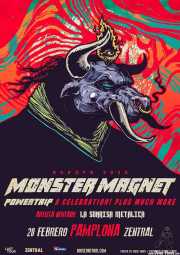 Cartel de Monster Magnet (Zentral, Iruña / Pamplona, )