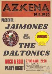 Cartel de Jaimones + The Daltonics (Sala Azkena, Bilbao, )
