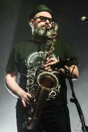 Josu Urkidi, saxofonista de Paniks (Kafe Antzokia, Bilbao, 2024)