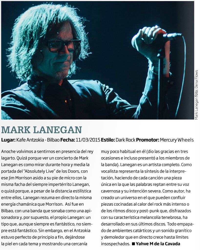 Captura de la crónica y foto de Mark Lanegan Band en Zarata-Mondo Sonoro (abril de 2015)
